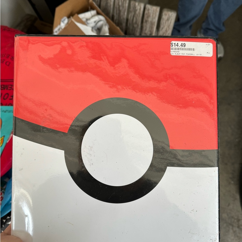 Red and White Pokémon Binder
